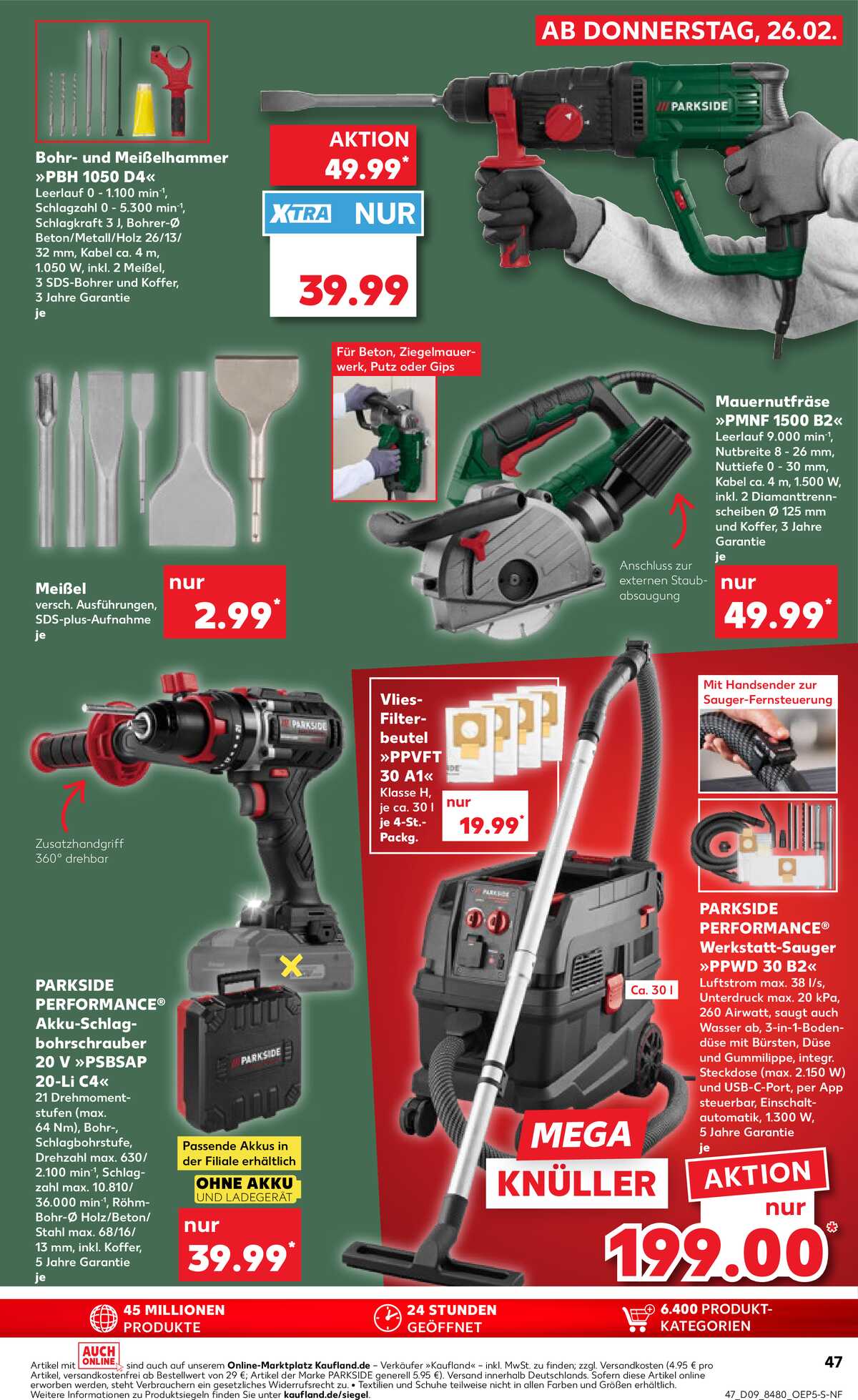 Leták Kaufland Německo 26.2.-4.3.2026 strana 47