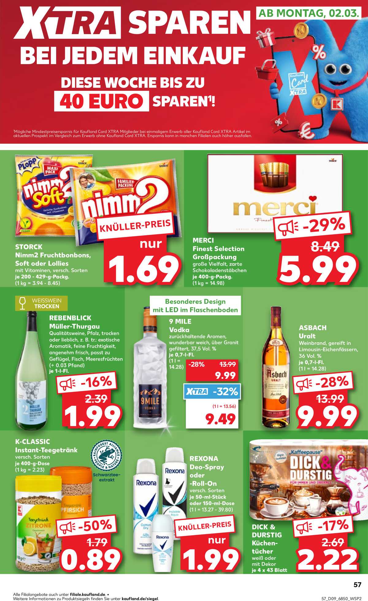 Leták Kaufland Německo 26.2.-4.3.2026 strana 57