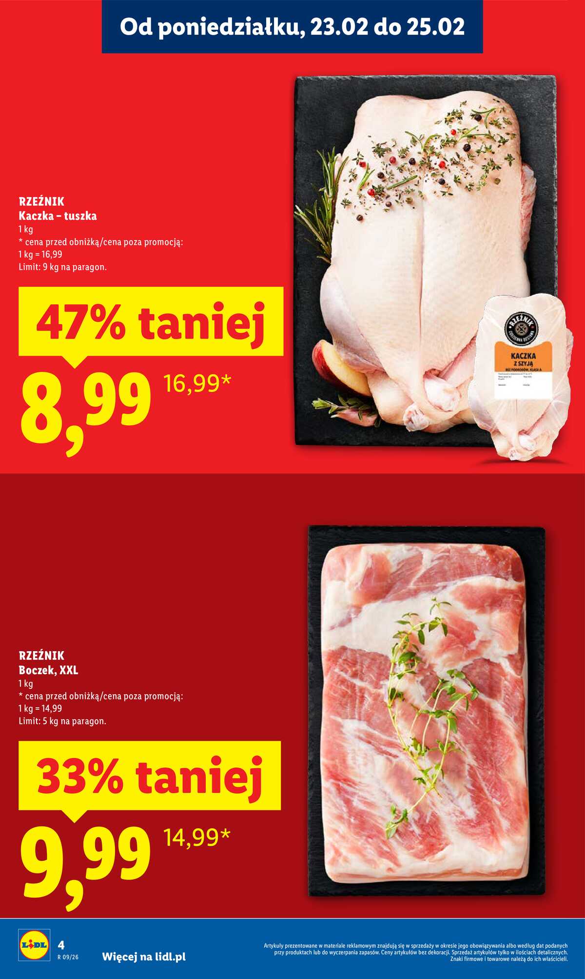 Leták Lidl Polsko 23.2.-25.2.2026 strana 4