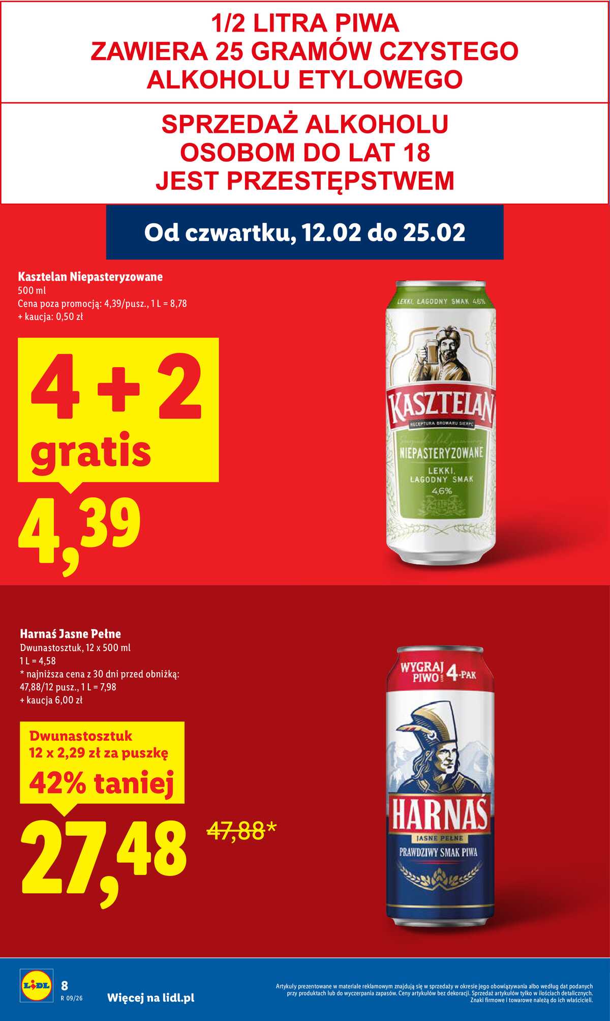 Leták Lidl Polsko 23.2.-25.2.2026 strana 8