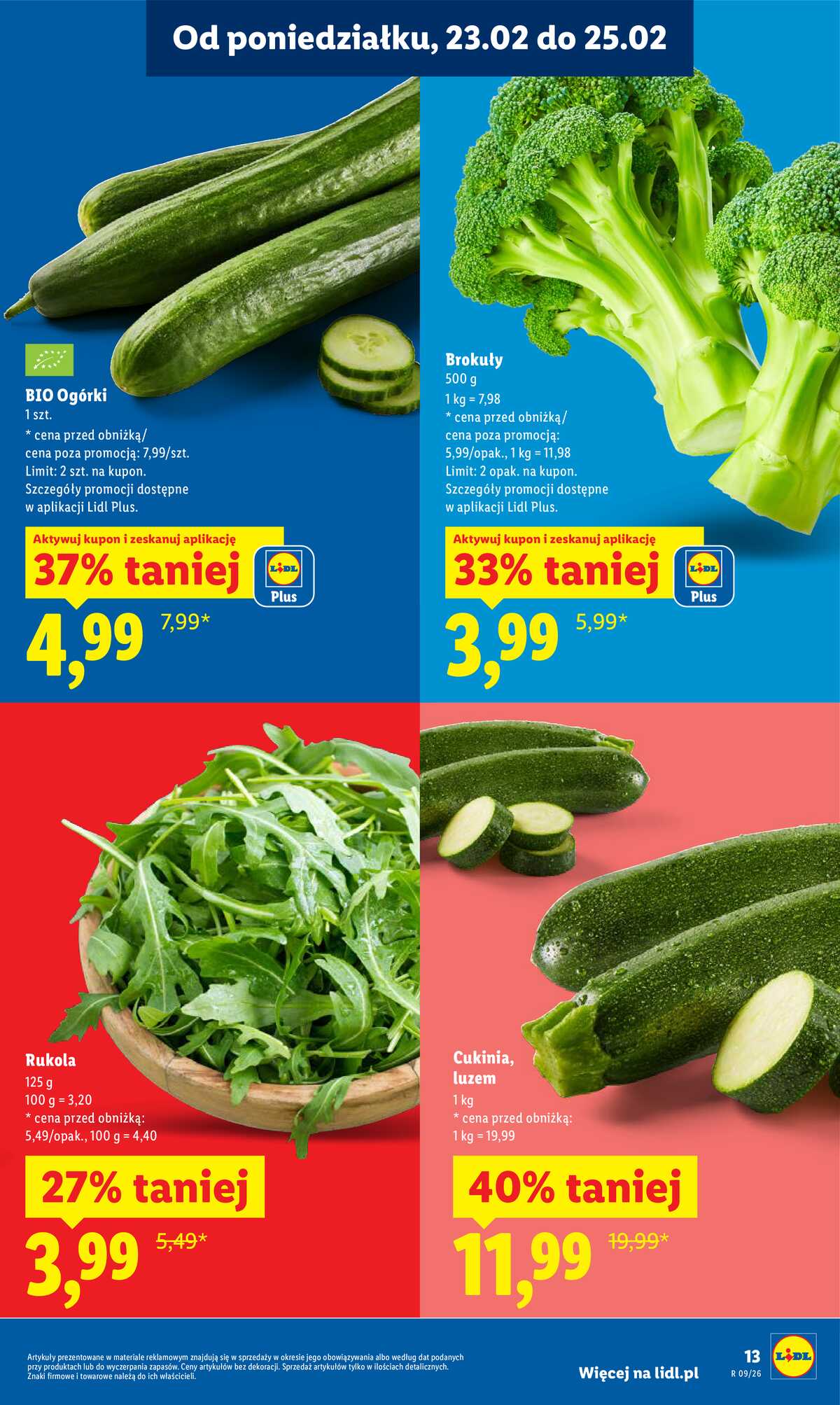 Leták Lidl Polsko 23.2.-25.2.2026 strana 13