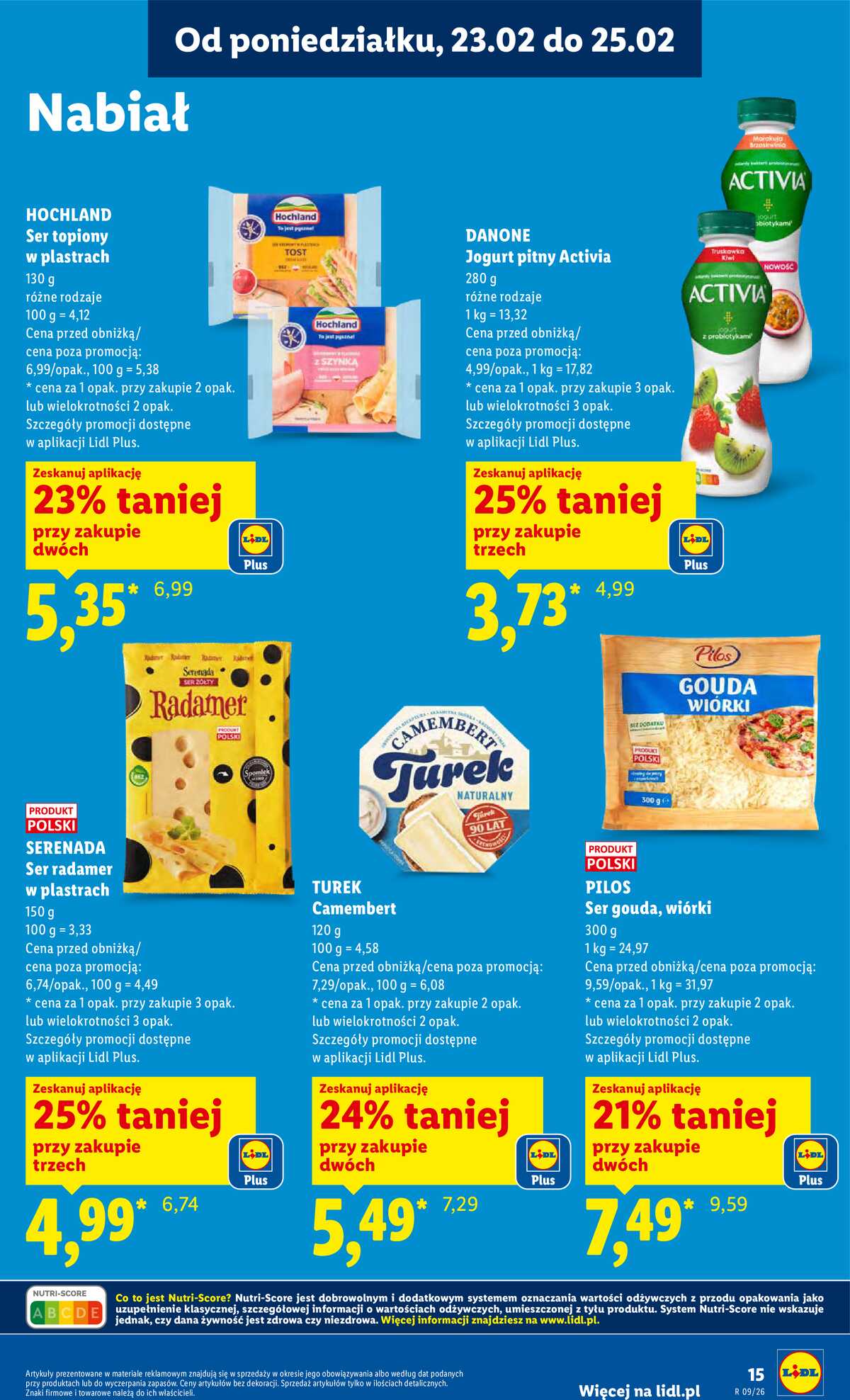 Leták Lidl Polsko 23.2.-25.2.2026 strana 15
