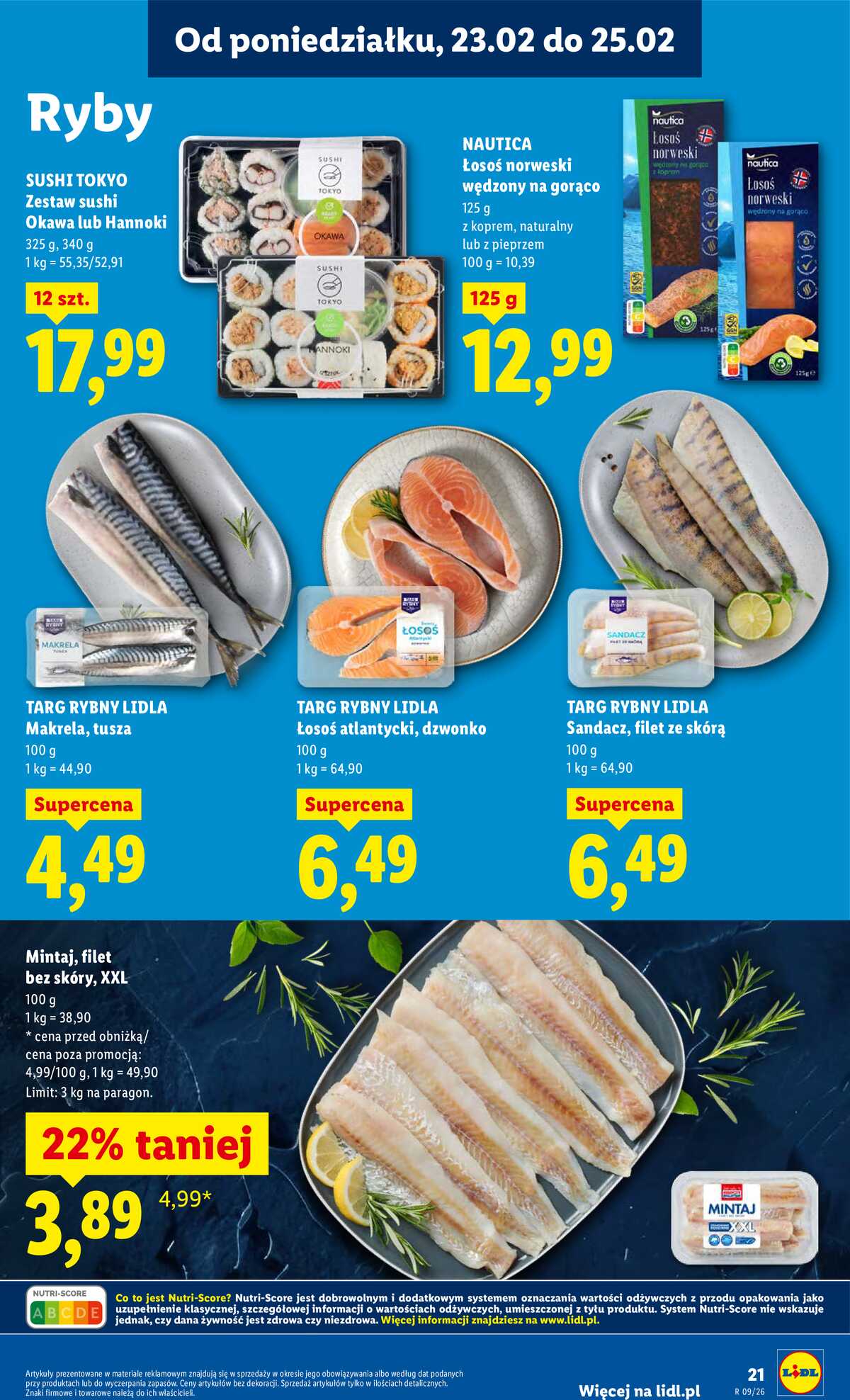 Leták Lidl Polsko 23.2.-25.2.2026 strana 21