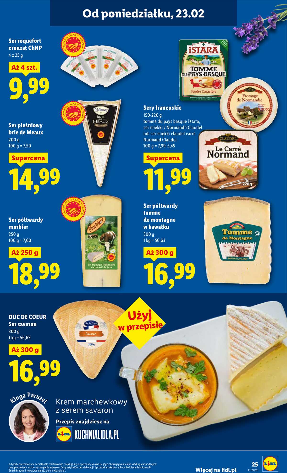Leták Lidl Polsko 23.2.-25.2.2026 strana 25