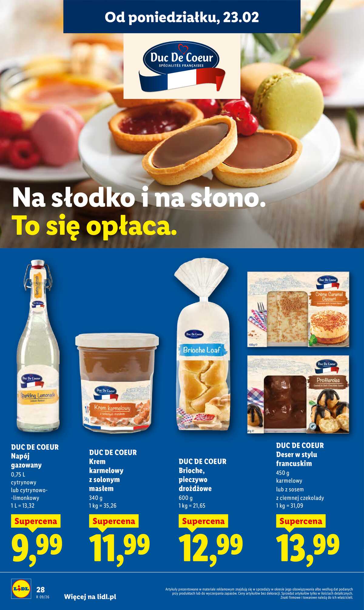 Leták Lidl Polsko 23.2.-25.2.2026 strana 28