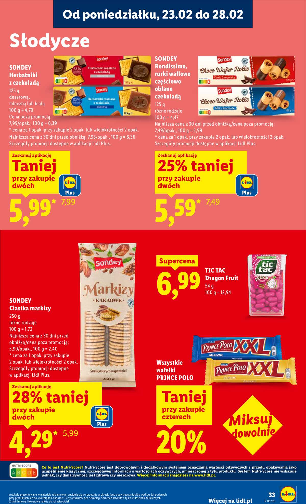 Leták Lidl Polsko 23.2.-25.2.2026 strana 33