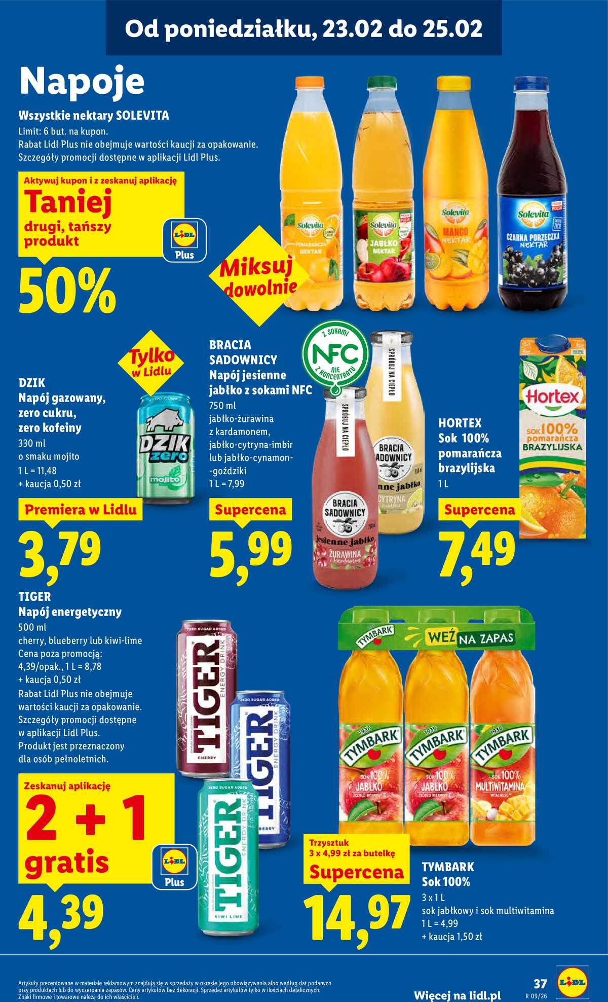 Leták Lidl Polsko 23.2.-25.2.2026 strana 37