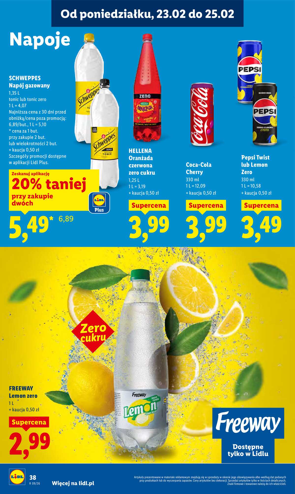 Leták Lidl Polsko 23.2.-25.2.2026 strana 38