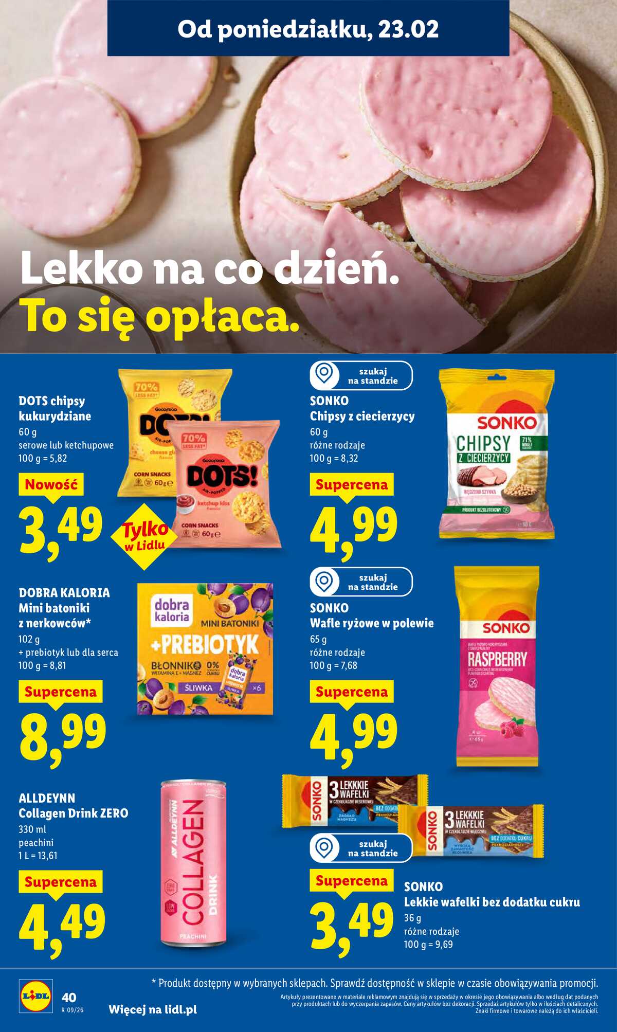 Leták Lidl Polsko 23.2.-25.2.2026 strana 40