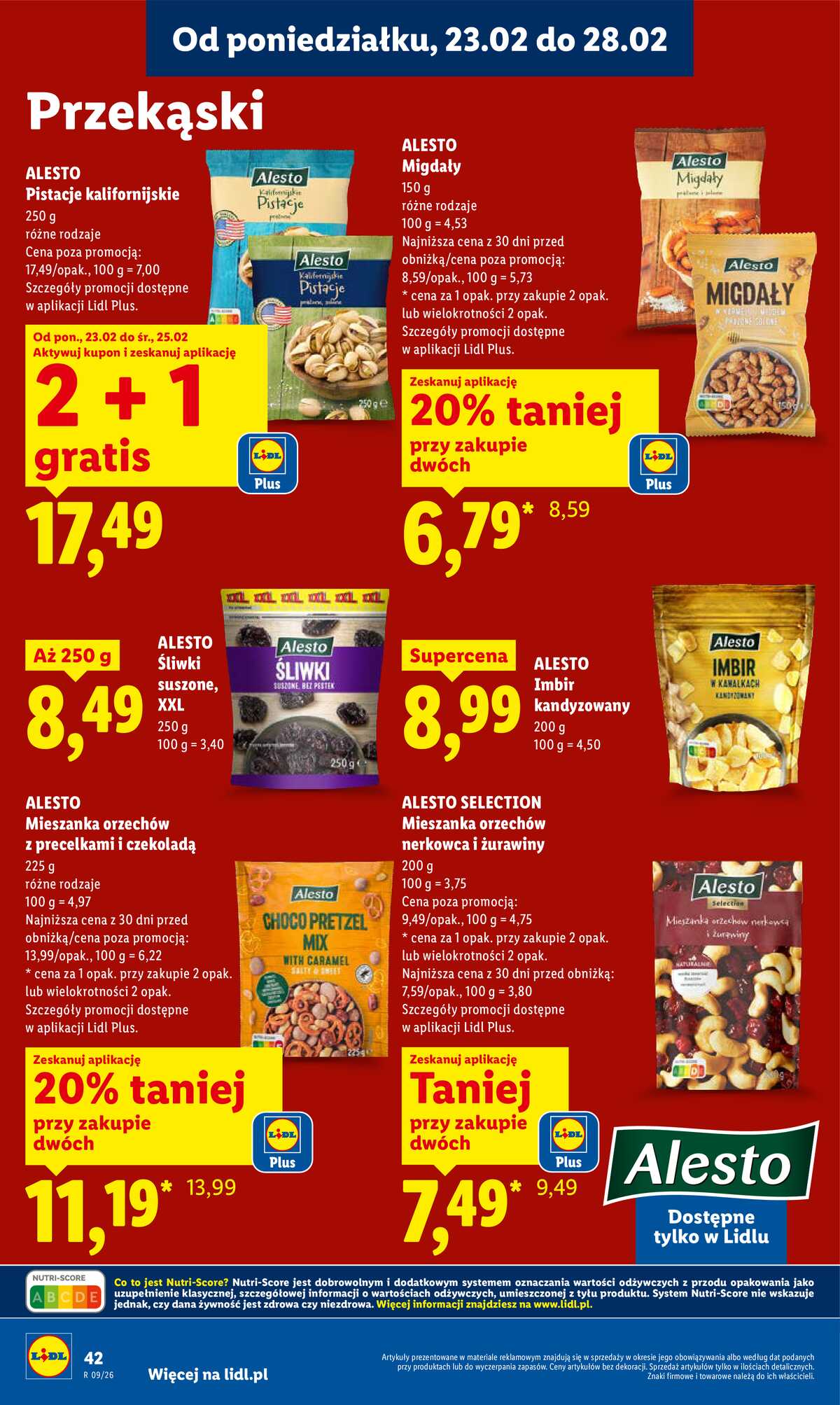 Leták Lidl Polsko 23.2.-25.2.2026 strana 42