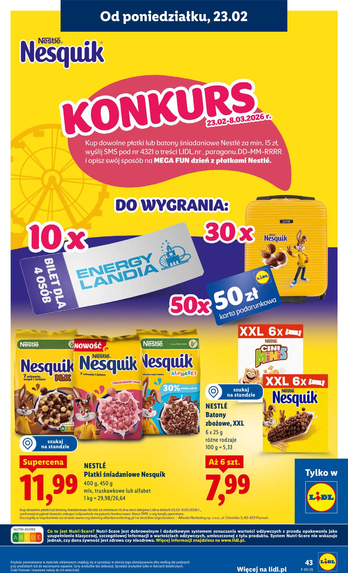 Leták Lidl Polsko 23.2.-25.2.2026 strana 43