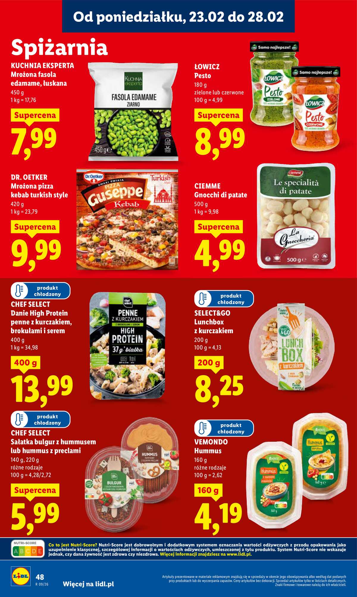 Leták Lidl Polsko 23.2.-25.2.2026 strana 48