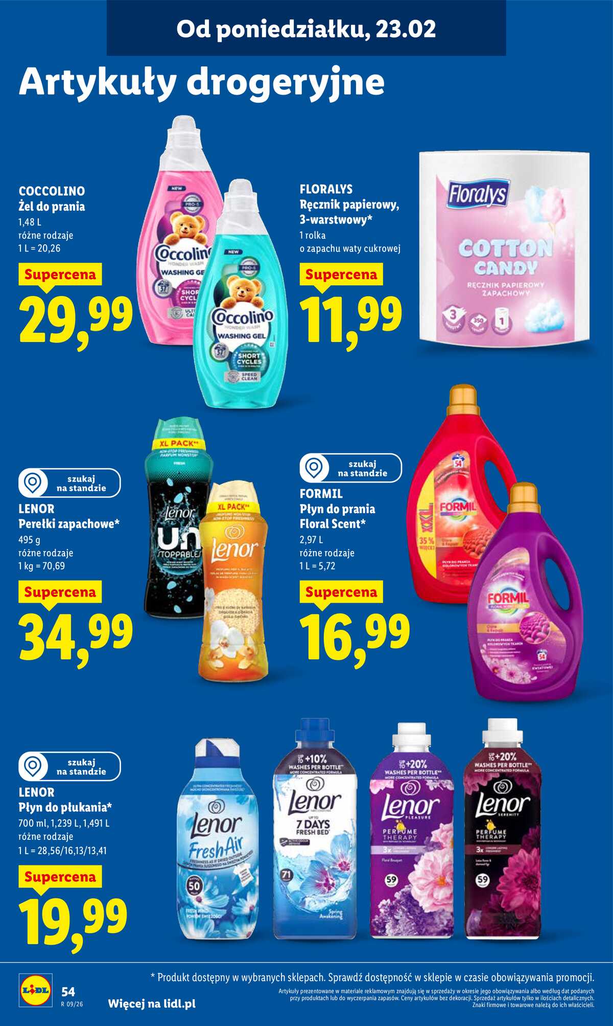 Leták Lidl Polsko 23.2.-25.2.2026 strana 54