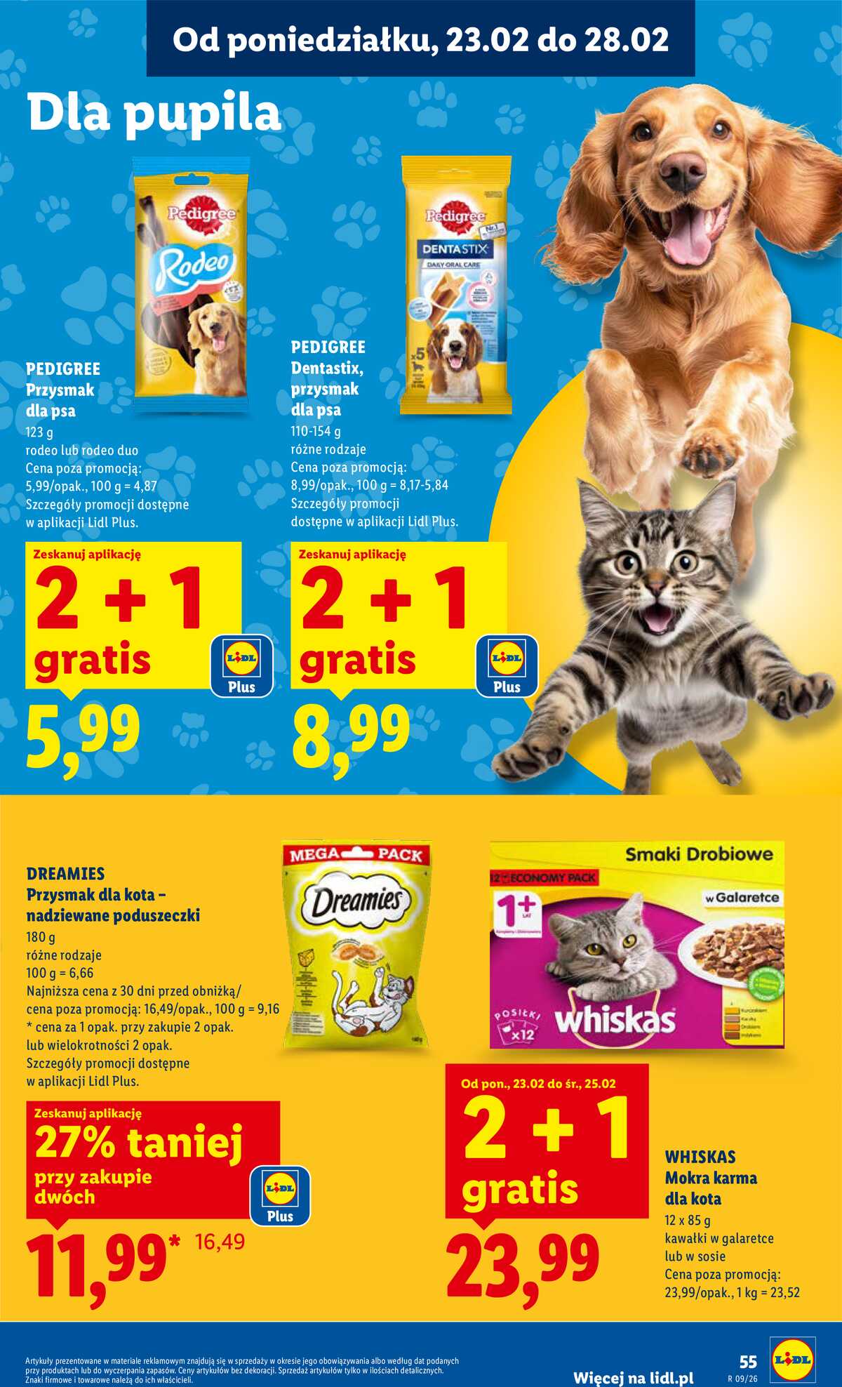 Leták Lidl Polsko 23.2.-25.2.2026 strana 55