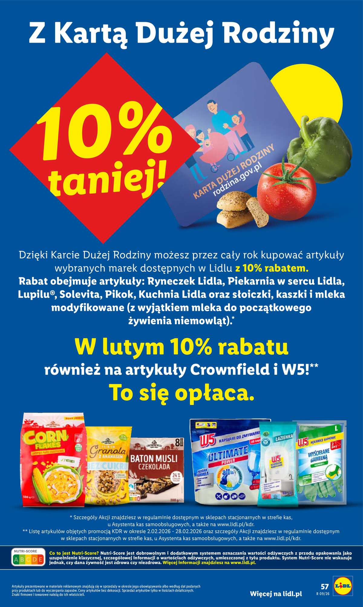 Leták Lidl Polsko 23.2.-25.2.2026 strana 57