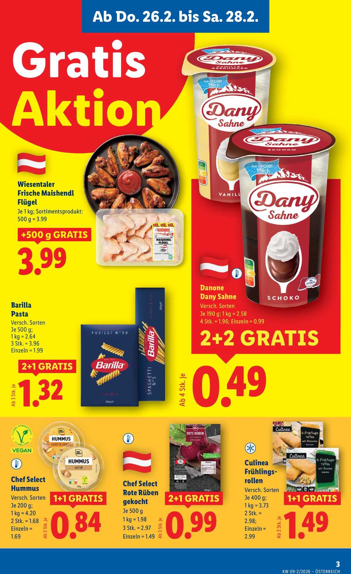 Leták Lidl Rakousko 26.2.-4.3.2026 strana 3