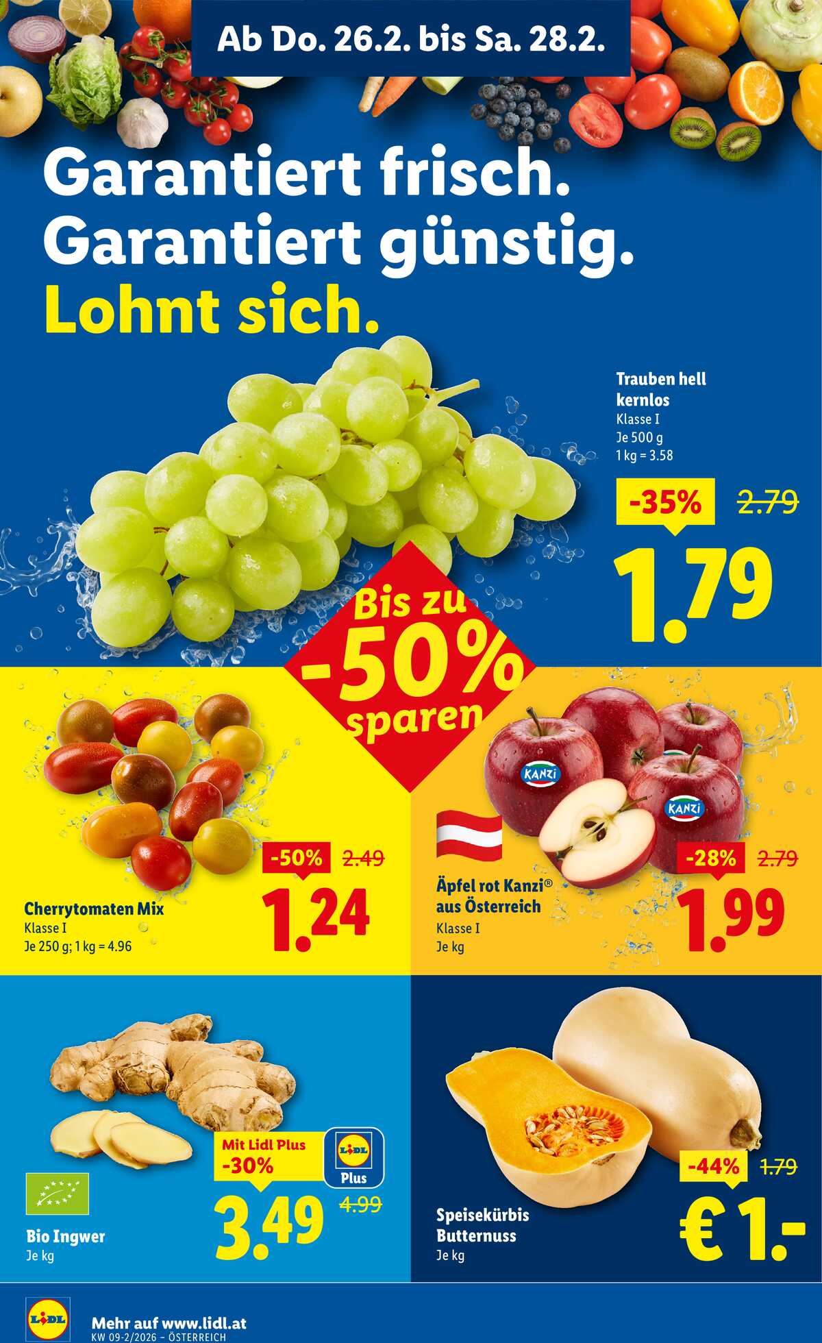 Leták Lidl Rakousko 26.2.-4.3.2026 strana 6