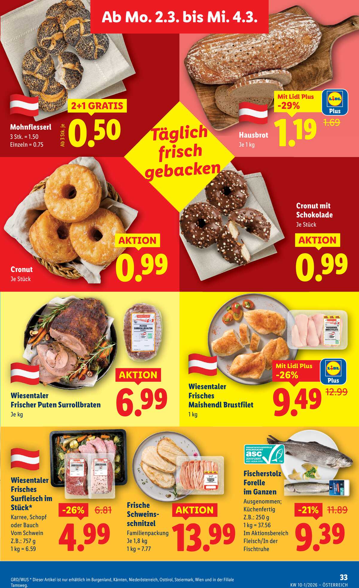 Leták Lidl Rakousko 26.2.-4.3.2026 strana 38