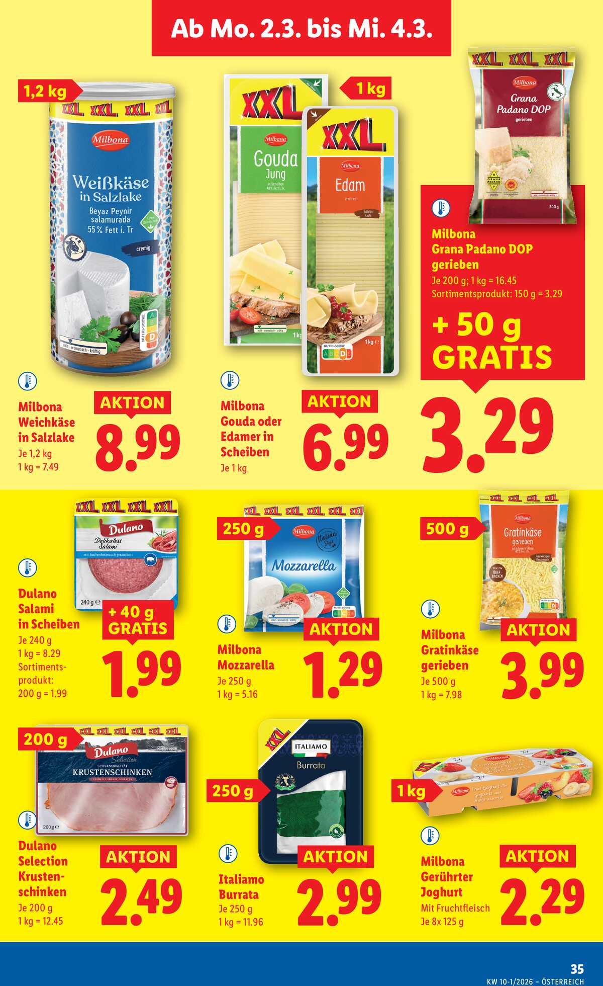 Leták Lidl Rakousko 26.2.-4.3.2026 strana 40