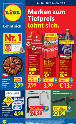 Leták Lidl Rakousko 26.2.-4.3.2026