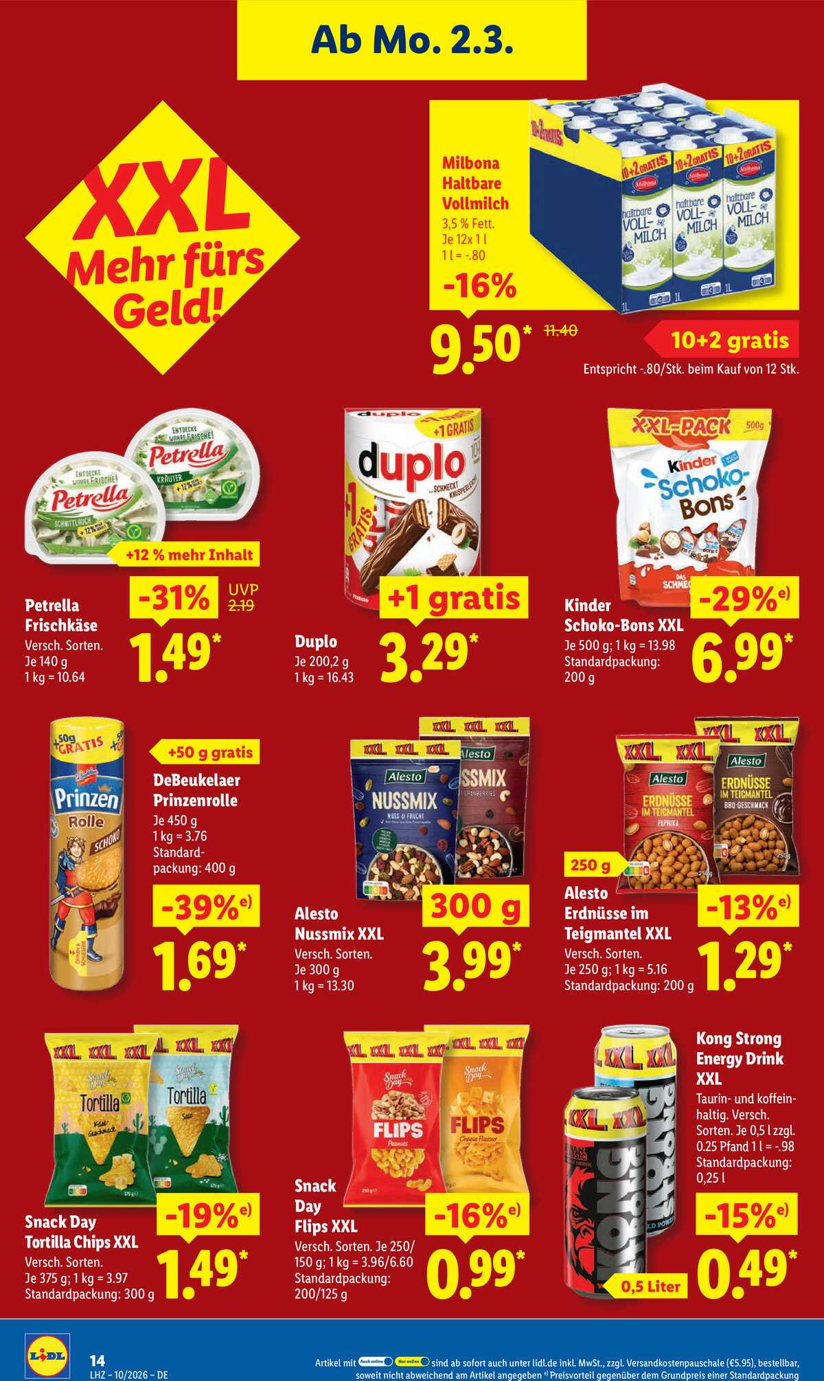 Leták Lidl Německo 2.3.-7.3.2026 strana 32