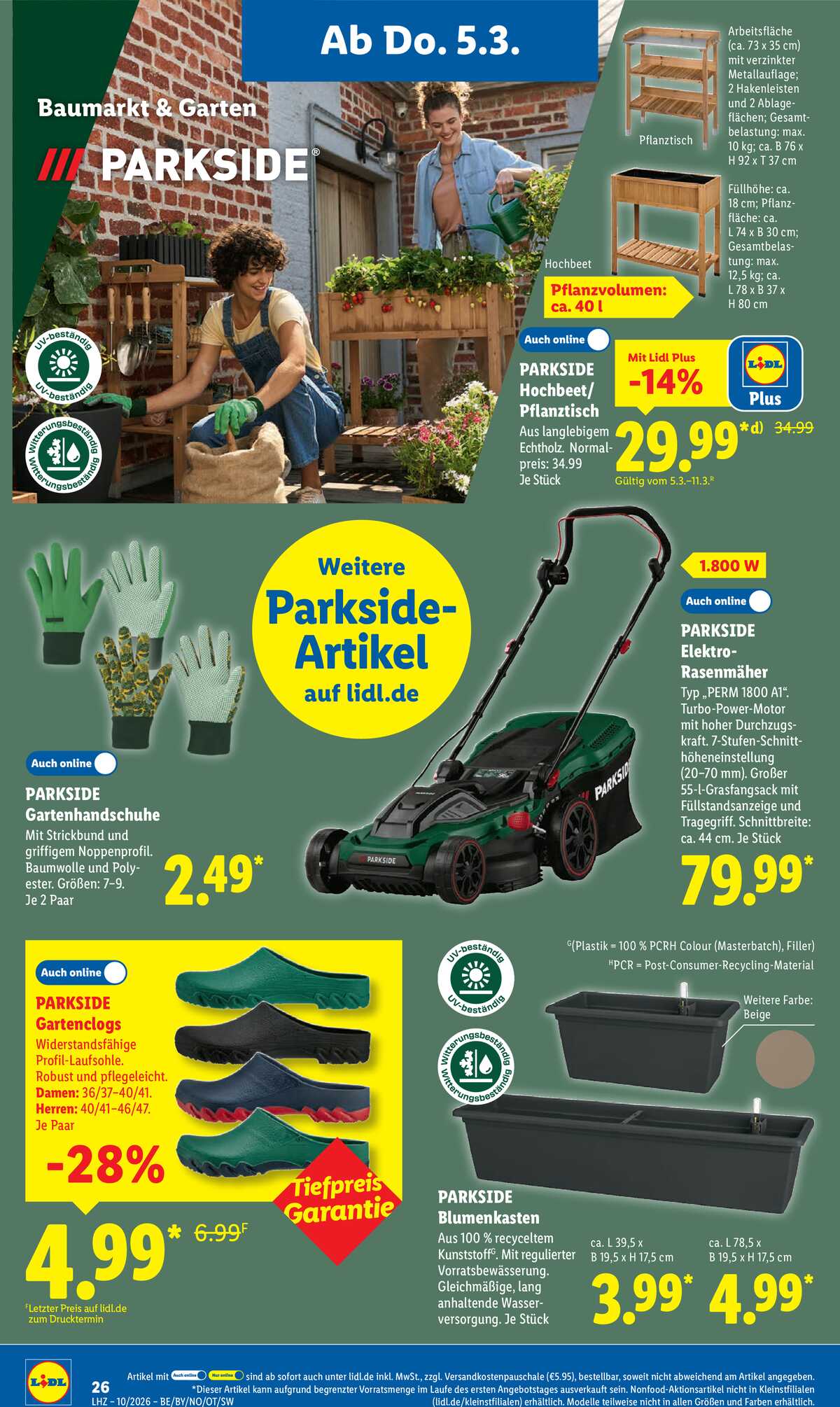 Leták Lidl Německo 2.3.-7.3.2026 strana 44