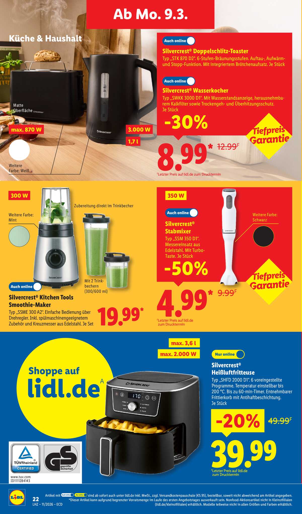 Leták Lidl Německo 9.3.-14.3.2026 strana 12