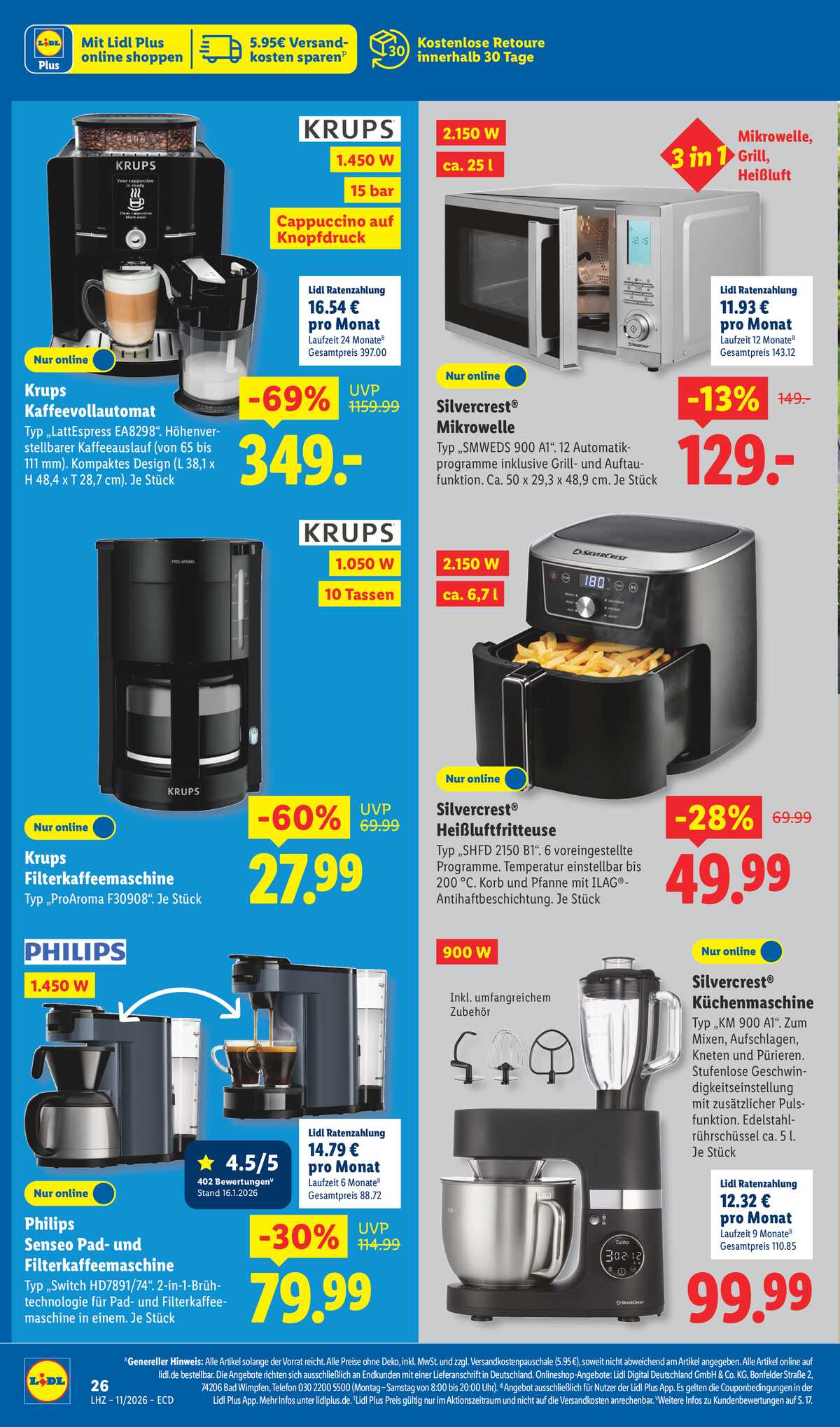 Leták Lidl Německo 9.3.-14.3.2026 strana 16