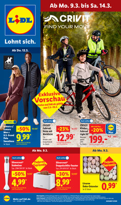 Leták Lidl Německo 9.3.-14.3.2026