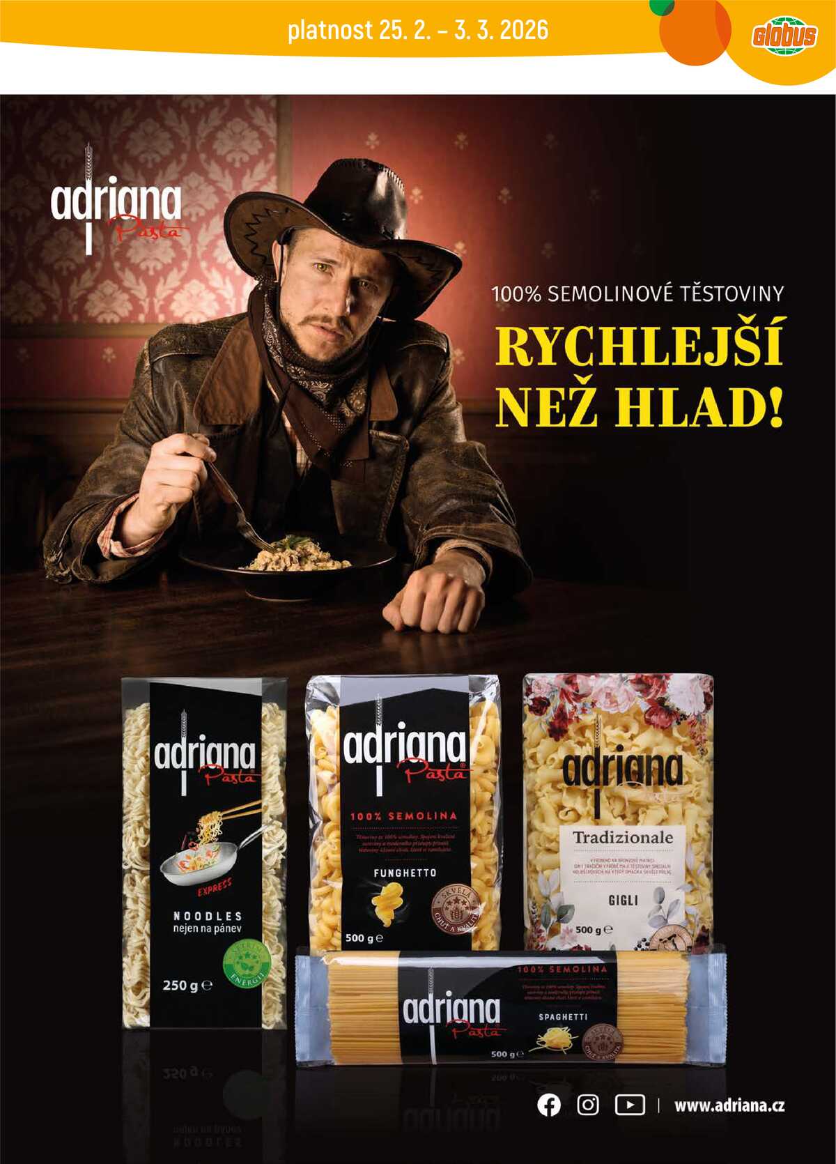 Akční leták Globus 25.2. - 3.3.2026 - Globus Praha - Centrum Černý Most strana 23