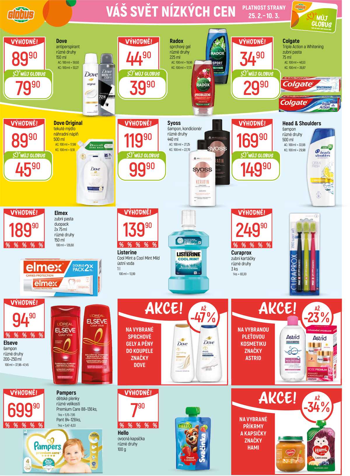 Akční leták Globus 25.2. - 3.3.2026 - Globus Chomutov strana 27