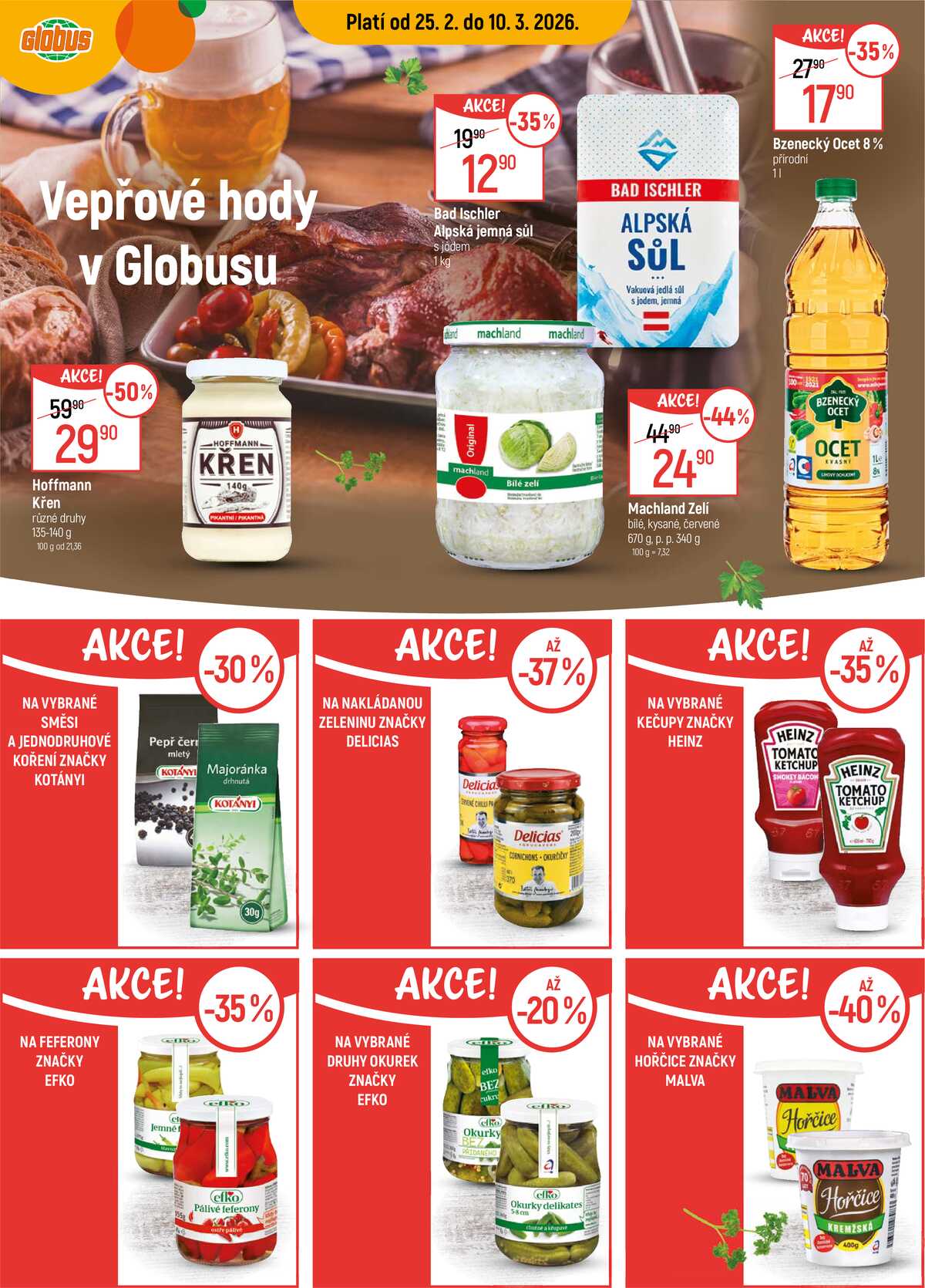 Akční leták Globus 25.2. - 10.3.2026 - Globus Liberec strana 3