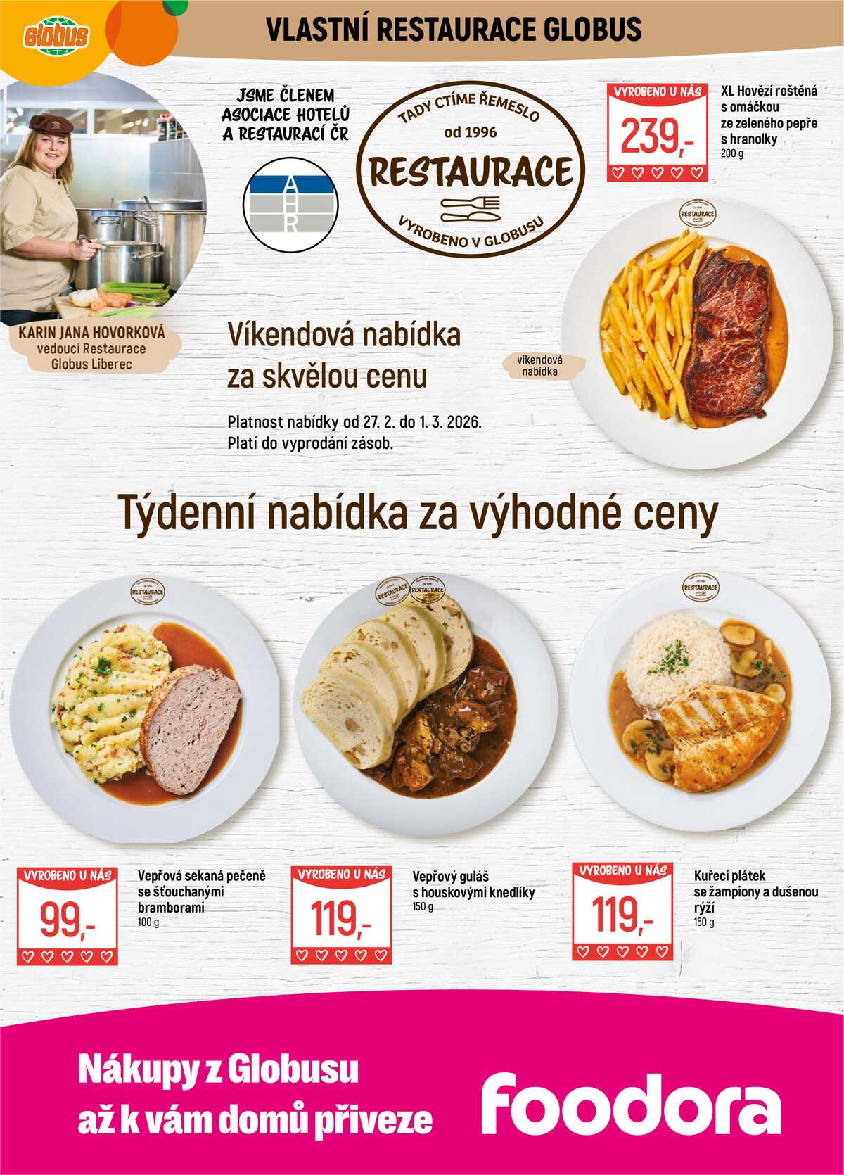 Akční leták Globus 25.2. - 3.3.2026 - Globus Liberec strana 8