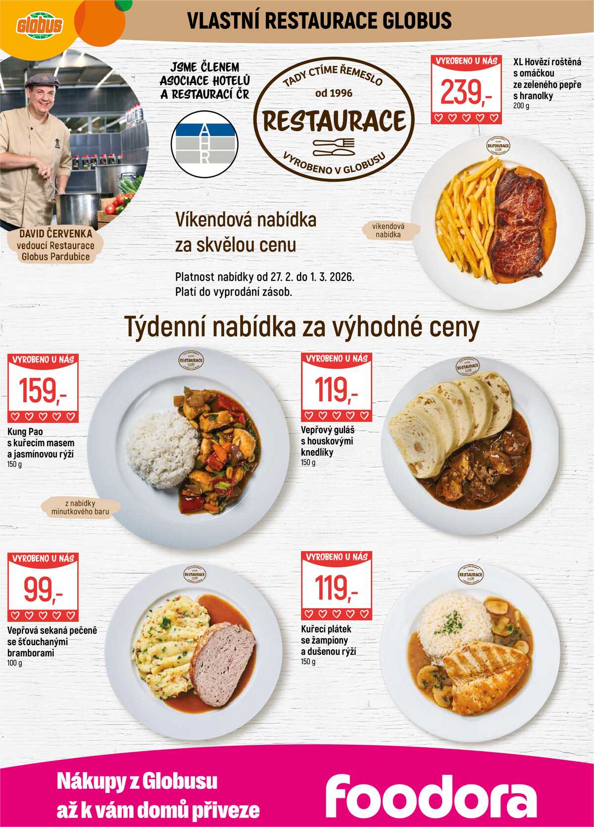 Akční leták Globus 25.2. - 3.3.2026 - Globus Pardubice strana 8