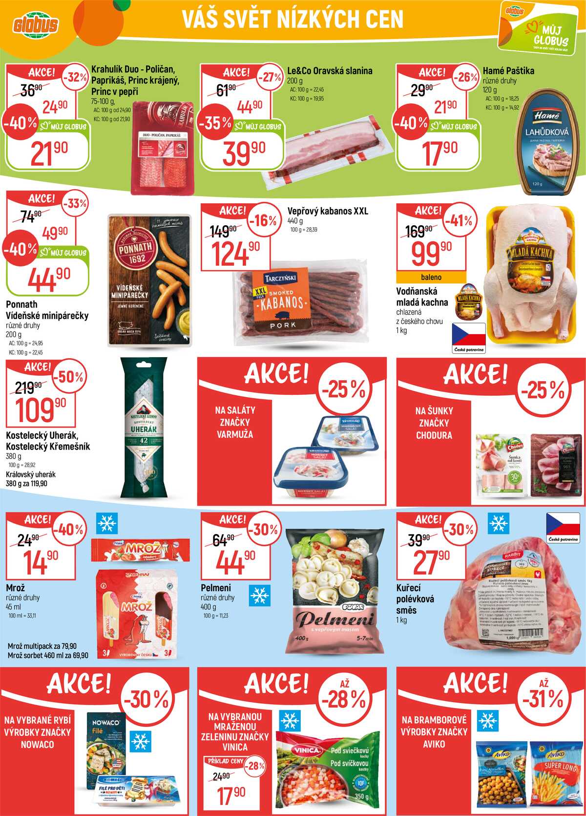Akční leták Globus 25.2. - 3.3.2026 - Globus Pardubice strana 19