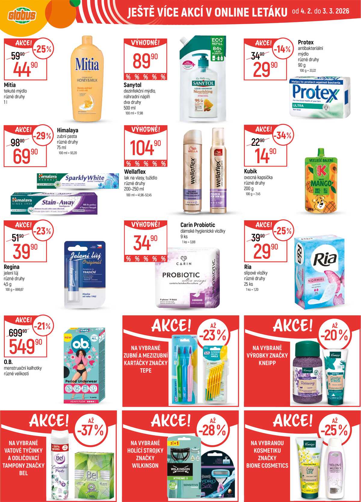 Akční leták Globus 25.2. - 3.3.2026 - Globus Pardubice strana 37