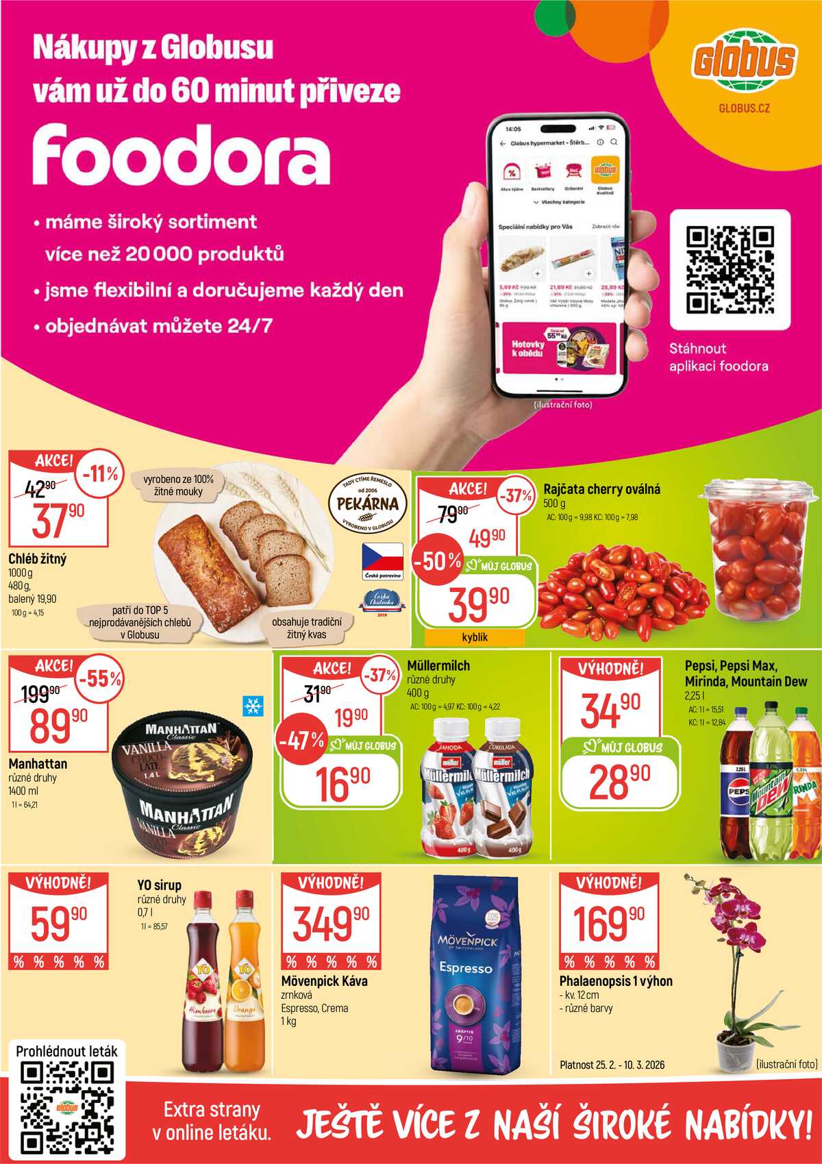 Akční leták Globus 25.2. - 3.3.2026 - Globus Chotíkov u Plzně strana 2