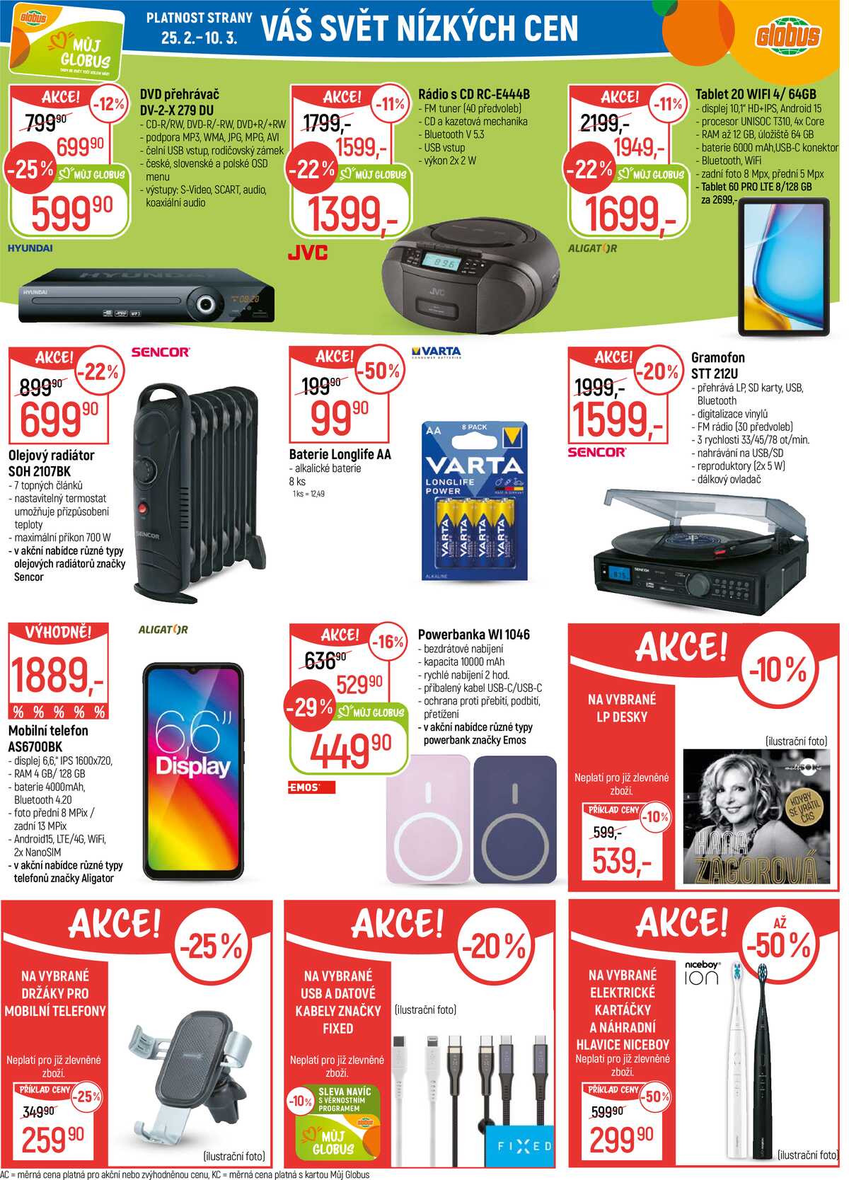 Akční leták Globus 25.2. - 3.3.2026 - Globus Trmice u Ústí nad Labem strana 30