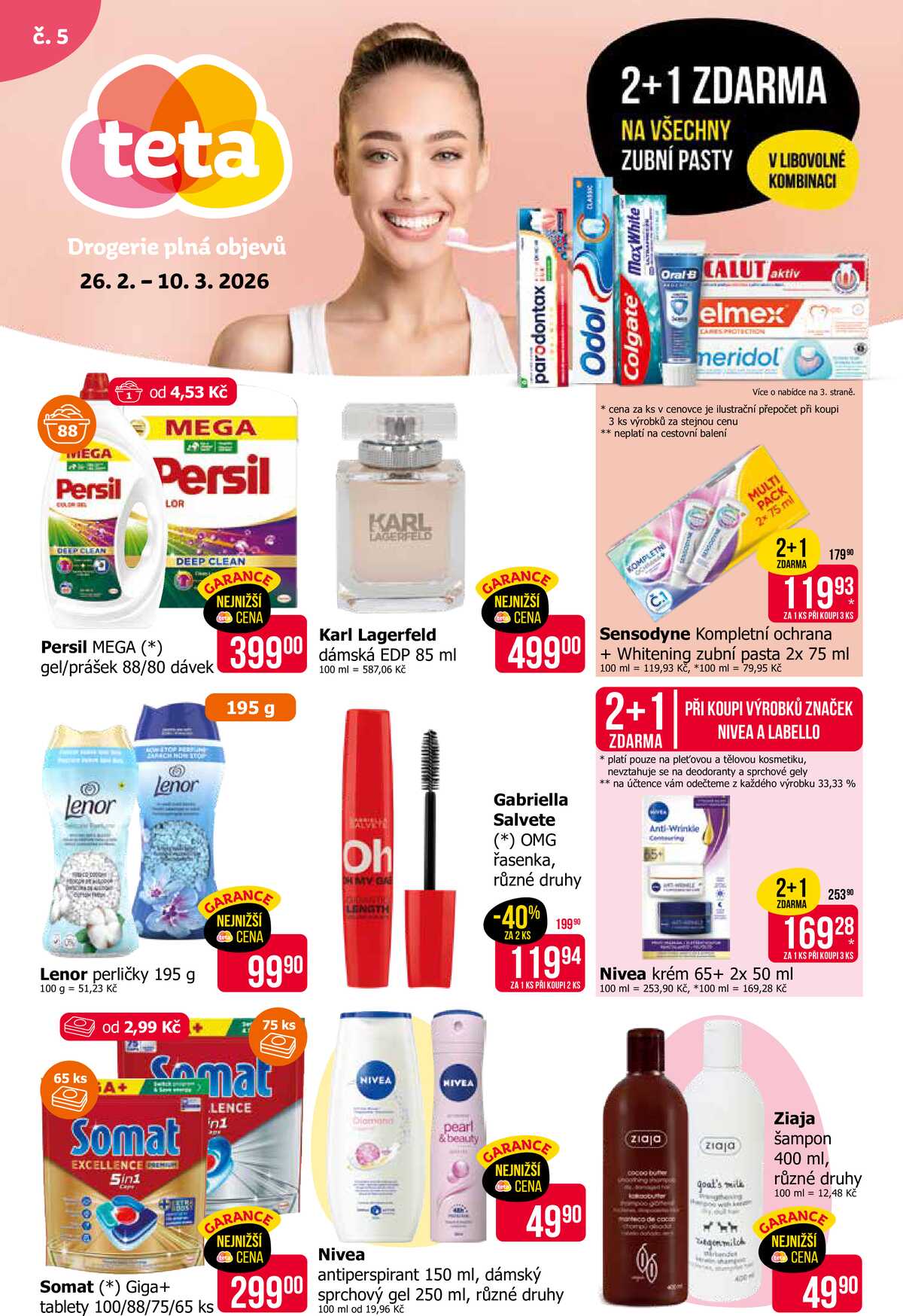 Teta drogerie  od 26.2. do 10.3.2026 strana 1