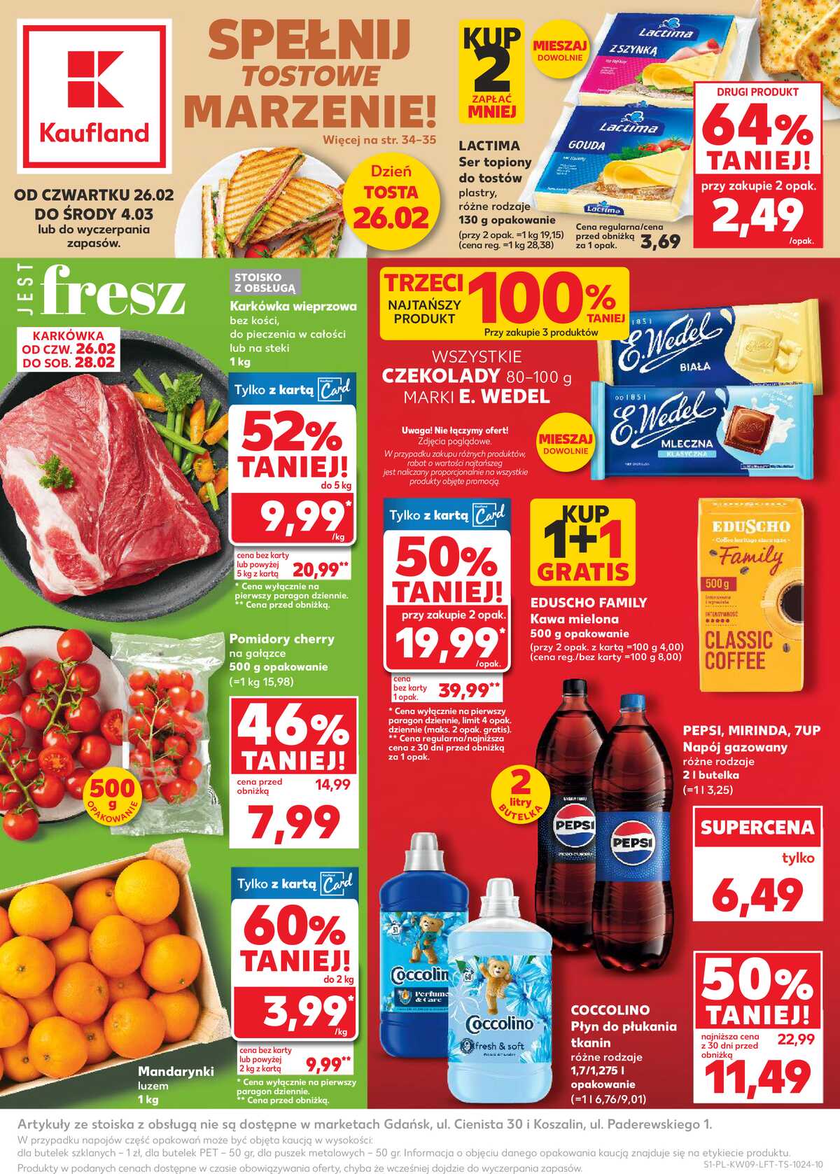 Leták Kaufland Polsko 26.2.-4.3.2026 - Noviny týdne strana 1