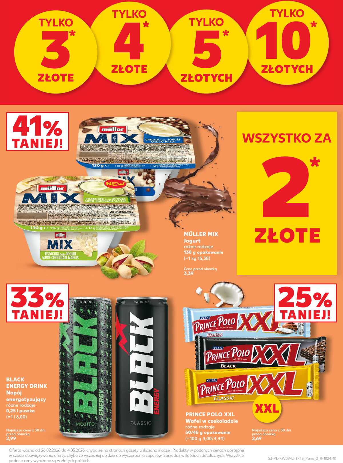 Leták Kaufland Polsko 26.2.-4.3.2026 - Noviny týdne strana 3