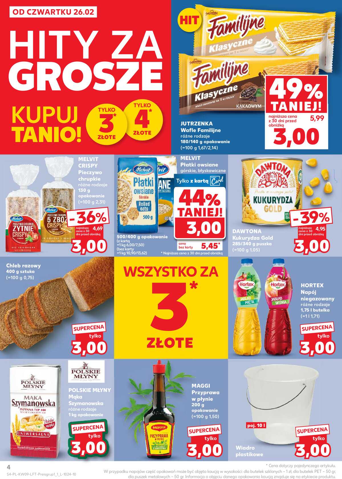 Leták Kaufland Polsko 26.2.-4.3.2026 - Noviny týdne strana 4