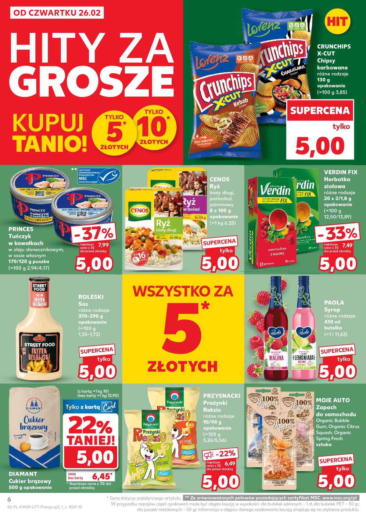 Leták Kaufland Polsko 26.2.-4.3.2026 - Noviny týdne strana 6