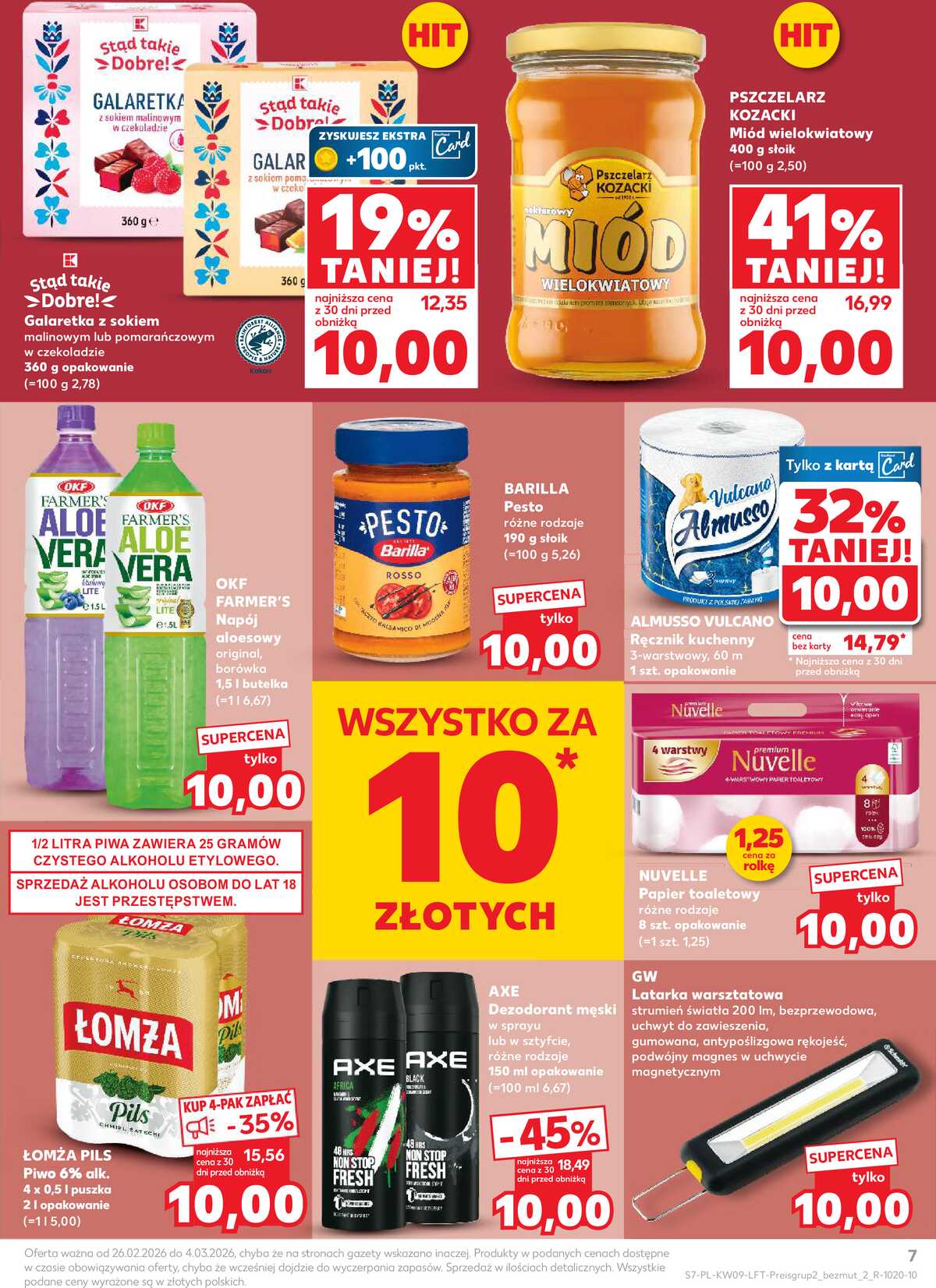 Leták Kaufland Polsko 26.2.-4.3.2026 - Noviny týdne strana 7