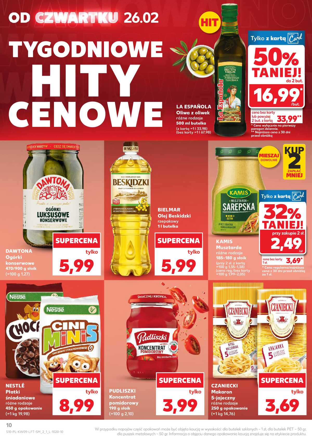 Leták Kaufland Polsko 26.2.-4.3.2026 - Noviny týdne strana 10