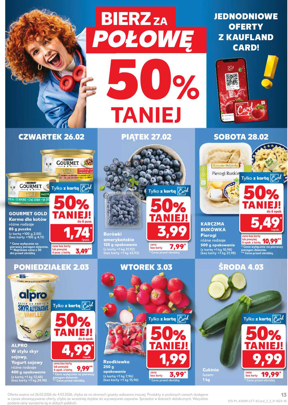 Leták Kaufland Polsko 26.2.-4.3.2026 - Noviny týdne strana 13