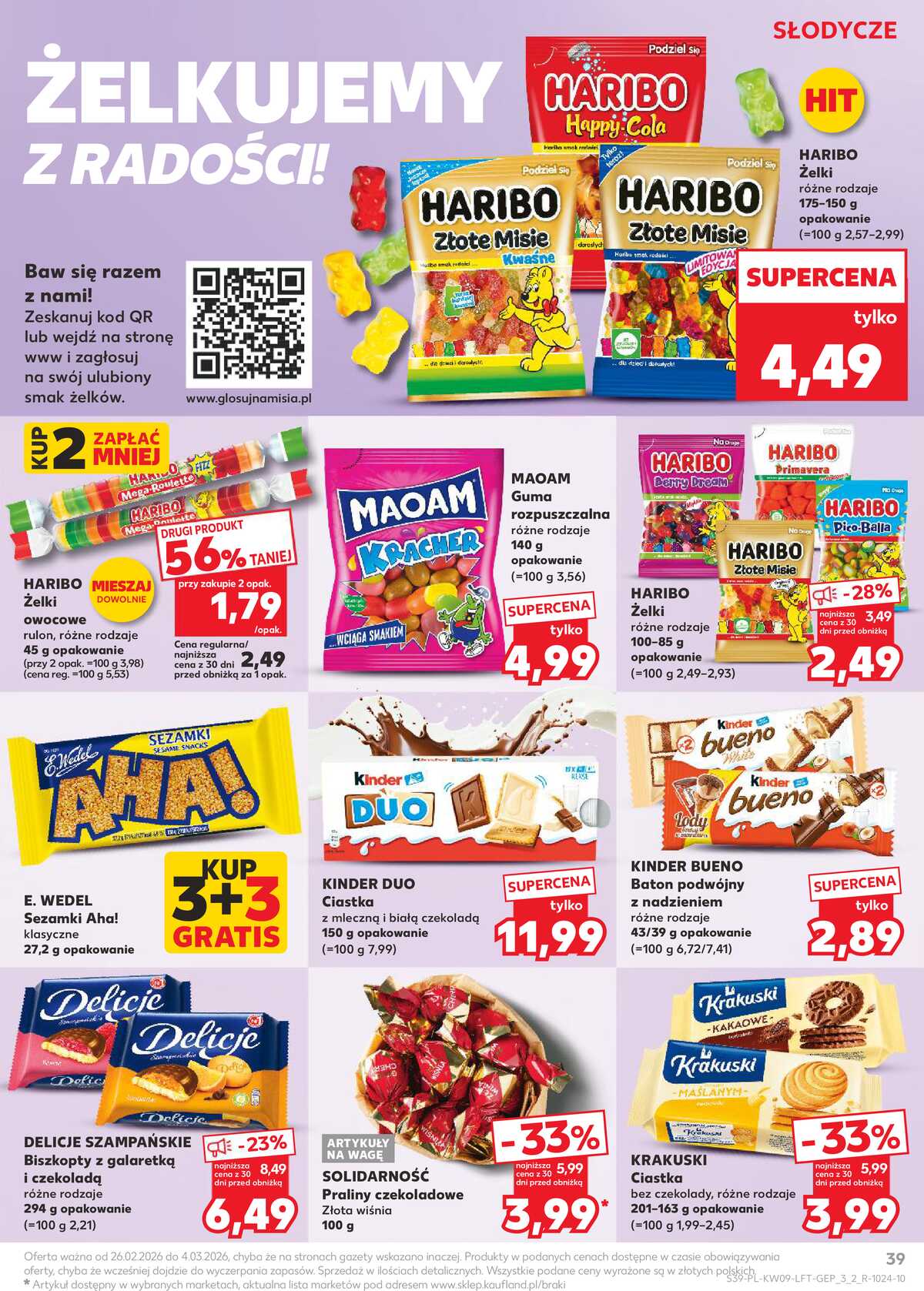 Leták Kaufland Polsko 26.2.-4.3.2026 - Noviny týdne strana 39