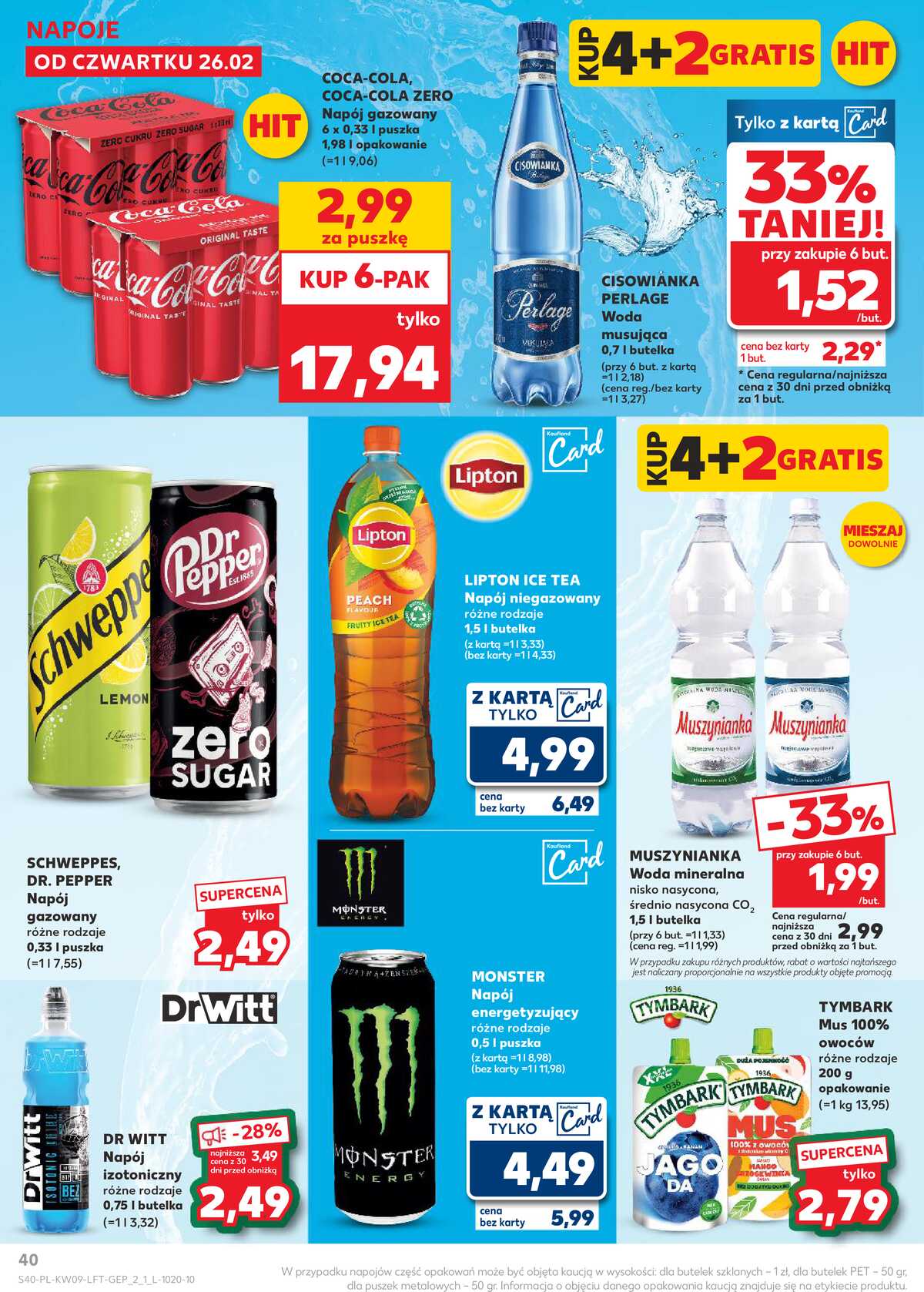 Leták Kaufland Polsko 26.2.-4.3.2026 - Noviny týdne strana 40