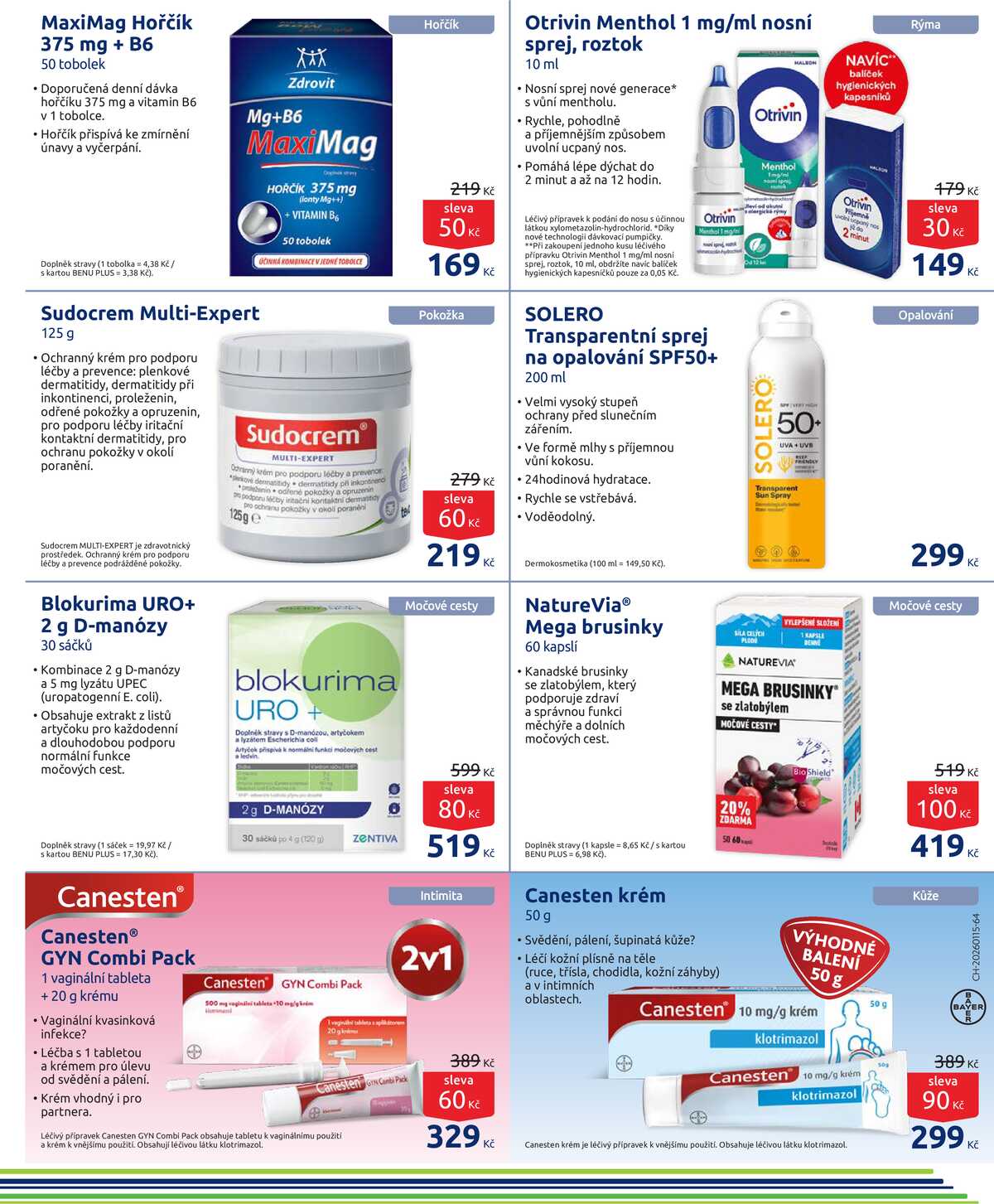 Benu od 1.3. do 31.3.2026 strana 3