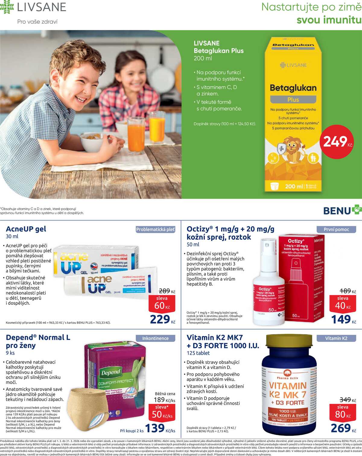 Benu od 1.3. do 31.3.2026 strana 21
